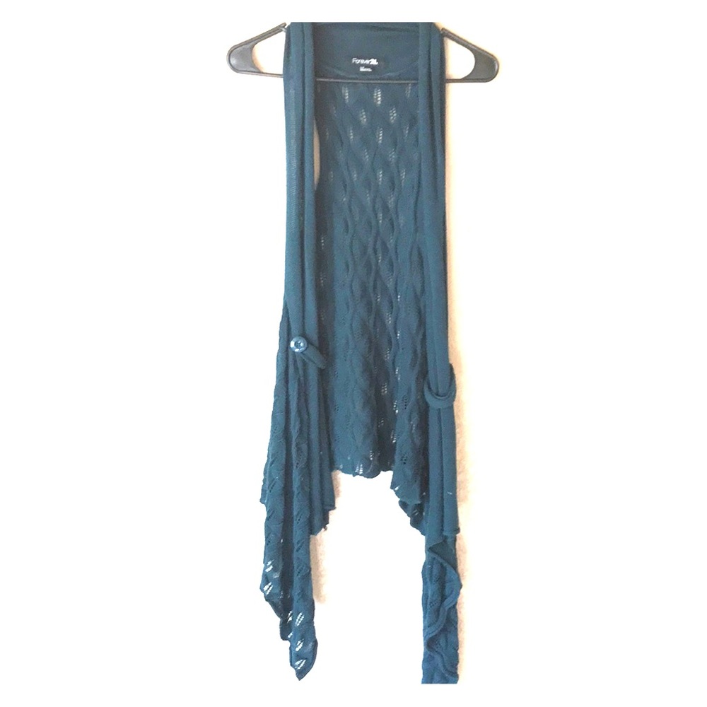 Very cute tank knitted tank over shirt